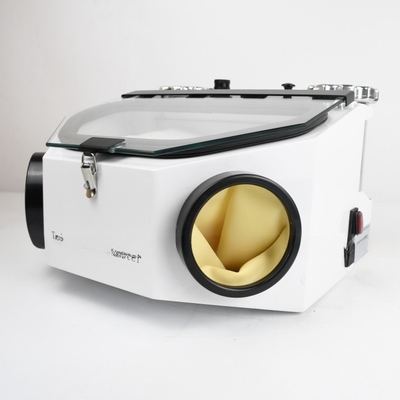 Çift Tank Diş Laboratuvarı Kum Patlayıcı Porselen Taçlar Parlama Diş Fırçası Kum Patlaması