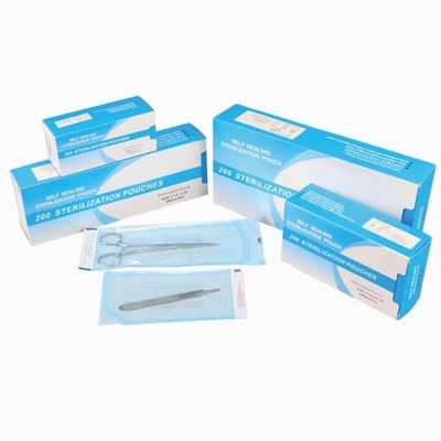 Different Size Sterilization Pouch Bags Disposable Dental Self Seal Sterilization Pouch