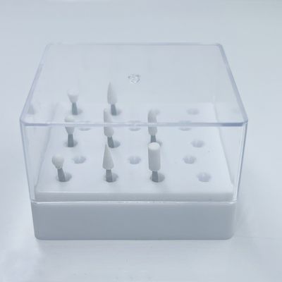 Silikon Diş Parlatma Taşlama Başlığı Diş Laboratuvarı Beyaz Taş Parlatma Frezleri