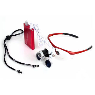 2.5X/3.5X LED Baş Işıklı Diş Büyütücüsü Kullanılabilir Cerrahi Aracı Diş Lüpeleri