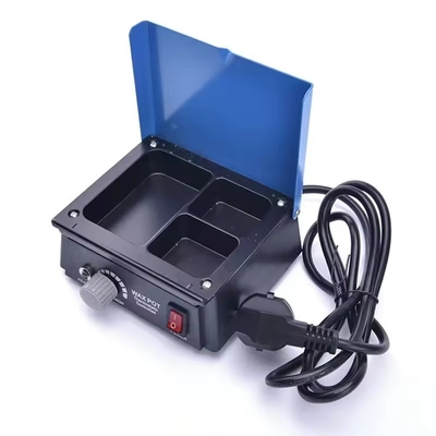 3 yuvarlaklıklı mum ısıtıcı küp diş laboratuvarı mum küpü 13.5x12.8x5.3cm