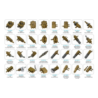Bakır Malzemeli Diş Hekimi Koltuğu Valfi Foshan Fabrikası Diş Ünitesi ve Yedek Parçaları