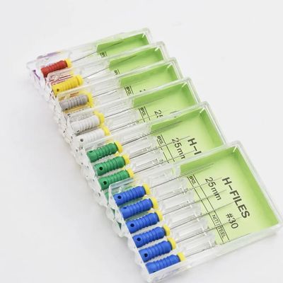 Endodontik H Dosyası Paslanmaz Çelik Diş Endodonti Dosyaları Çok Boyutlu Diş H Dosyası