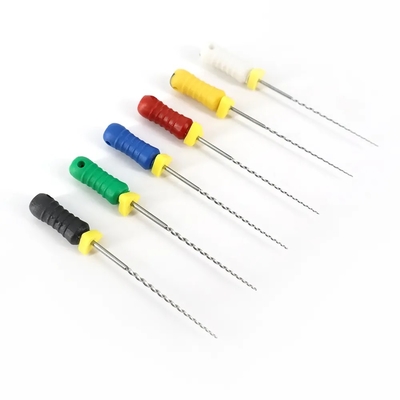 Kalite Garantili Diş Dosyaları El Kullanımı 25mm #15-40 Paslanmaz Çelik Diş Frezleri