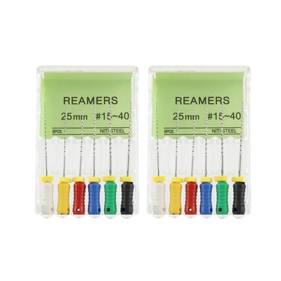 Kalite Garantili Diş Dosyaları El Kullanımı 25mm #15-40 Paslanmaz Çelik Diş Frezleri