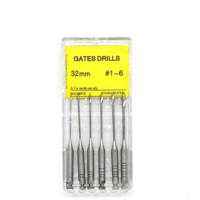 Diş Kapıları Matkapları Raybalar Döner Dosyalar Motorlu Döner Endo Aleti Diş Hekimi Kök Kanalı Kullanımı İçin Gate Glidden