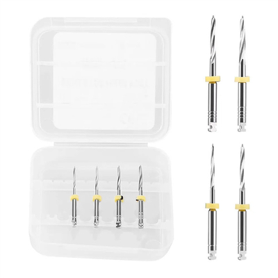 Dental paslanmaz çelik metal matkaplar Dental Bur Reamers For Fiber Post Dental Clinic Laboratuvar malzemesi Dental Kök Kanal Matkapları