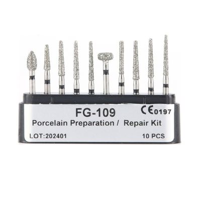 Hot Supply Dental Diamond Bur Set Finishing Cavity Prepartion Kit Factory Directly High Speed Drill Bur