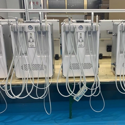 Diş Ölçekleyici ve Işıkla Sertleşen El Aleti ile Taşınabilir Diş Tedavi Ünitesi Veteriner Kullanımı Mobil Diş Tedavi çantası