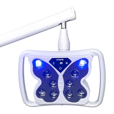 Taşınabilir Diş Beyazlama Makinesi 12W Güçlü 10 LED Soğuk Işık Yer Durabilir Hareketli Beyazlama Birimi Lamba