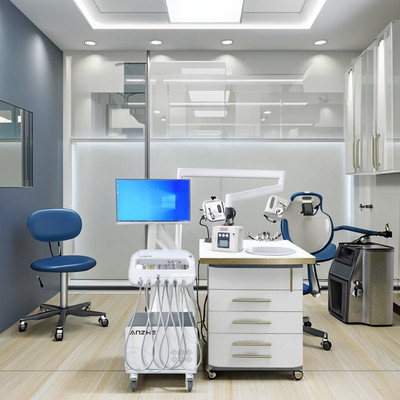 Profesyonel Diş Fabrikası Mobil Diş Arabası 220V Oral Kamera taşınabilir Diş Terapi Birimi ile Diş Teslimi Birimi