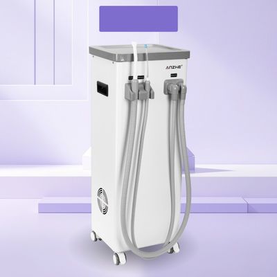 Kirli Su Tankı ile Mobil Diş Emme Birimi Otomatik Kanama Diş Tükürüğü Ejeksiyon Emme 800L Dakikada Emme Makinesi