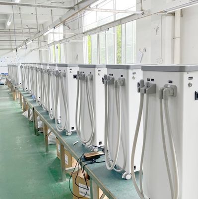 Kirli Su Tankı ile Mobil Diş Emme Birimi Otomatik Kanama Diş Tükürüğü Ejeksiyon Emme 800L Dakikada Emme Makinesi