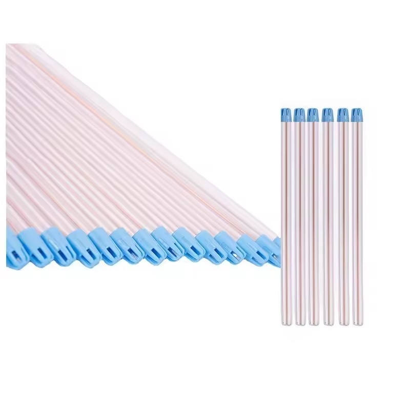 Kolay Bükülebilir Emme Tükürük Ejektörü PVC Bakır Diş Tek Kullanımlık Emme Uçları