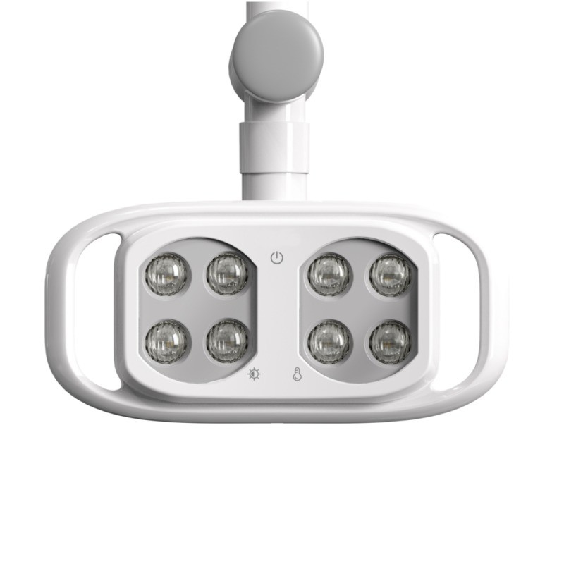 Özel Gölgesiz Diş Hekimi Koltuğu Lambası 8 Gözlü Diş Ünitesi LED Işık Sensörlü