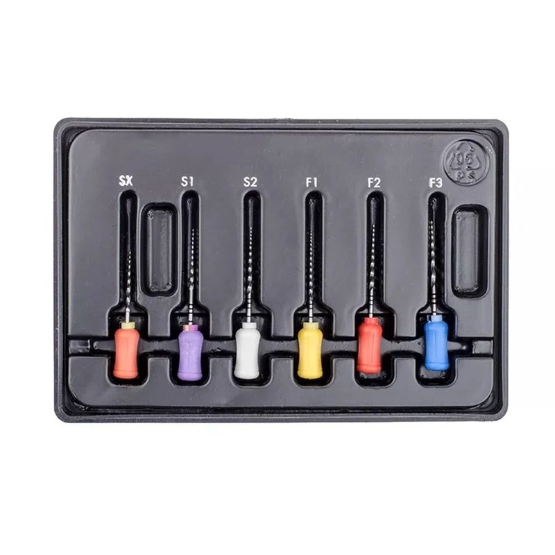 El Kullanımı Diş Kök Kanalı Süzücü Döner Endodontik Doğrudan Kanallar Dosyaları NiTi Kök Kanal Dosyaları