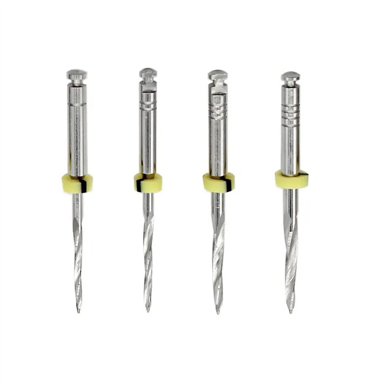 Dental paslanmaz çelik metal matkaplar Dental Bur Reamers For Fiber Post Dental Clinic Laboratuvar malzemesi Dental Kök Kanal Matkapları