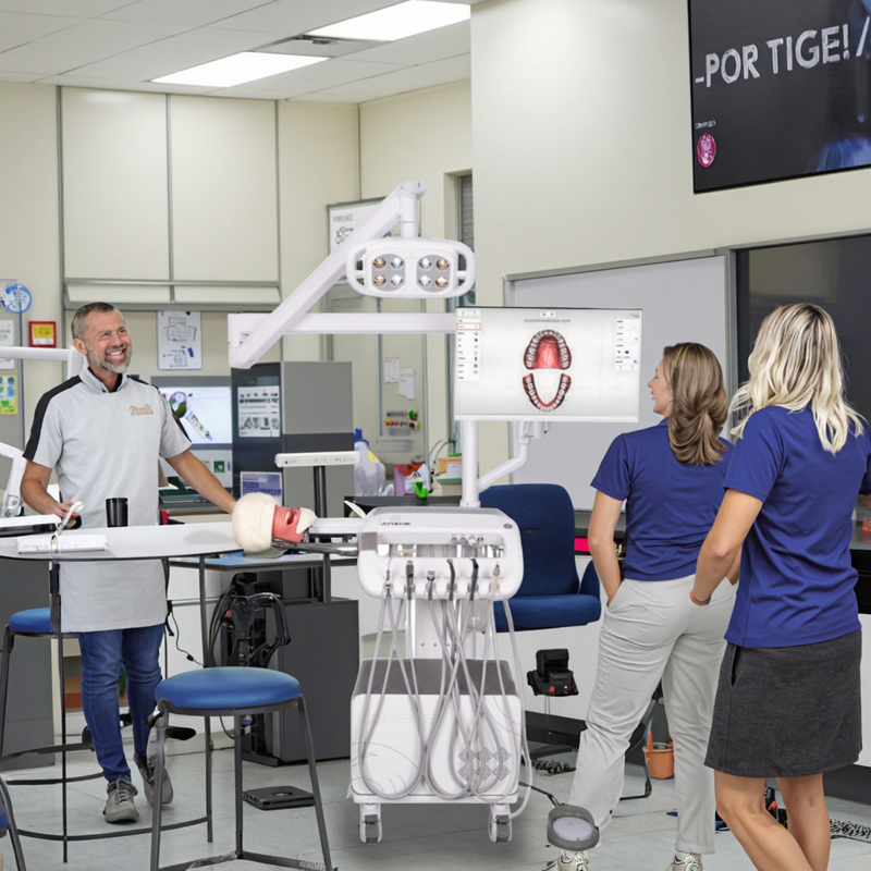 Kolej Eğitimi için Sözlü Simülasyon Sistemi Gelişmiş Diş Simülasyon Eğitimi Sistemi Kompresörlü Cerrahi Işığı