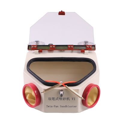 İyi bir fiyat. LED Işıklı Diş Kumu Püskürtücü İki Kalem Diş Laboratuvar Ekipmanı Diş Kumlama Makinesi çevrimiçi