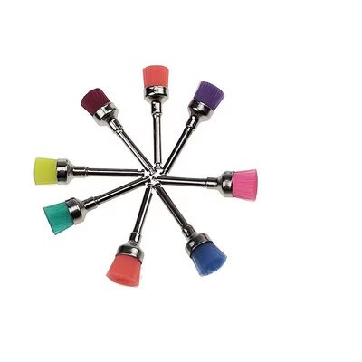 İyi bir fiyat. Renkli Tek Kullanımlık Diş Hekimliği Kiti Parlatma Fırçası Naylon Diş Parlatma Diş Proflaksi Fırçası çevrimiçi