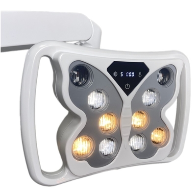 70000 LUX Diş Hekimliği Ameliyat Lambası 10 Ampullü Kelebek Şeklinde Diş Ünitesi İçin Cerrahi Lambalar