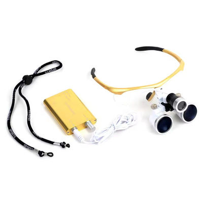 İyi bir fiyat. Kablosuz Cerrahi Büyütme Camı LED Baş Işıklı Hafif Ağırlıklı Diş 3.5X Cerrahi Lüpeler çevrimiçi