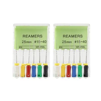 Kalite Garantili Diş Dosyaları El Kullanımı 25mm #15-40 Paslanmaz Çelik Diş Frezleri