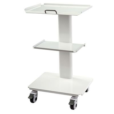 Foshan Fabrikası Diş Ekipmanı Soketli Beyaz Renkli Mobil Araç Aracı SS 3 Katmanlı Diş Mobil Aracı