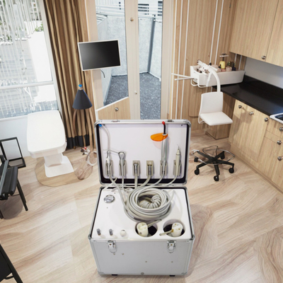 Sessiz Kompresörlü Mobil Diş Hekimliği Birimi Taşınabilir Diş Turbini Birimi Diş Hekimliği Öğrencileri Uygulama Taşınabilir Diş Tedavisi Birimi