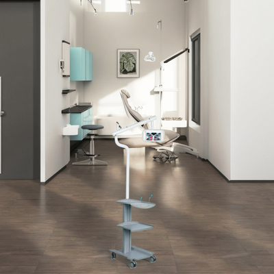 Yüksek Verimlilikli Diş Beyazlama Makinesi Mavi Kırmızı Mor 3 Renkli Diş Beyazlama Işığı Mobil Araba ile