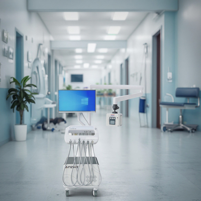 Sıcak Satış Diş Tedavi Makinesi Kompresörlü Diş Kliniği Ekipmanı Mobil Diş Tedavi Arabası