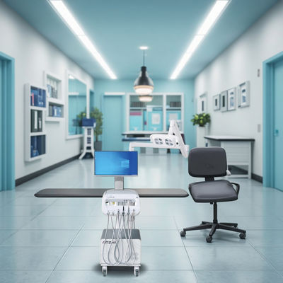 Anzhe Fabrikası Diş Tedavisi Arabası 550W LED İşlem Işığı 220V Taşınabilir Diş Arabası ile Mobil Diş Arabası