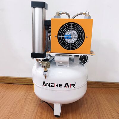 İyi bir fiyat. Ultra-Sessiz 55dB Yağsız Enerji Verimli 550W 32L Tıbbi ve Dişçi Klinikleri için Kurutuculu Hava Kompresörü çevrimiçi