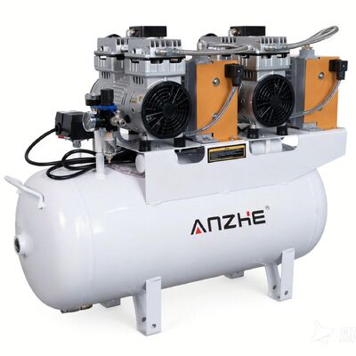 İyi bir fiyat. 60L Tank 1700W Güç Yağsız Diş Hava Kompresörü Kurutuculu 4 Diş Ünitesi İçin çevrimiçi
