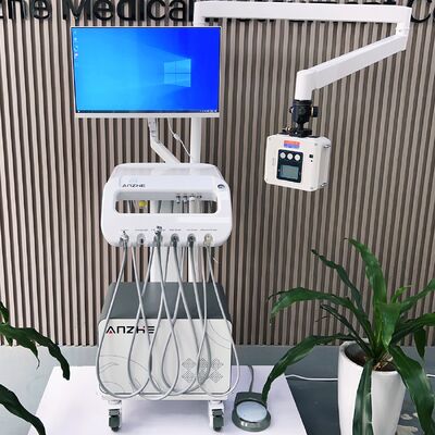 İyi bir fiyat. Veterinerlik Klinikleri için 0.8Mpa Basınç 38DB Gürültü ve 550W Güçlü Tüm-Bir Mobil Evcil Hayvan Diş İş İstasyonu çevrimiçi