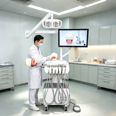 İyi bir fiyat. HD Ağız Kamerası, 550W Hava Kompresörü ve Diş Hekimliği Eğitimi için 38dB Düşük Gürültülü Taşınabilir Dental İmplant Simülasyon Ünitesi çevrimiçi