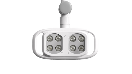 İyi bir fiyat. 8 Göz Sensörlü ve Gölgelenmesiz Aydınlatmalı 12V LED Dental Muayene Lambası, Dental Ünitler İçin 8000-30000LUX çevrimiçi