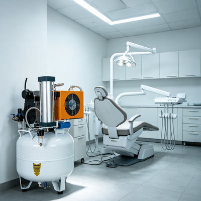 İyi bir fiyat. 40L Silent Oil Free Dental Air Compressor with Dryer 55dB Dental Clinics için Düşük Gürültü çevrimiçi